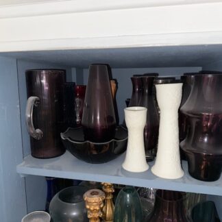 Taidelasia sekalaisia Maljakoita mm Okkolin alkaen 100€.